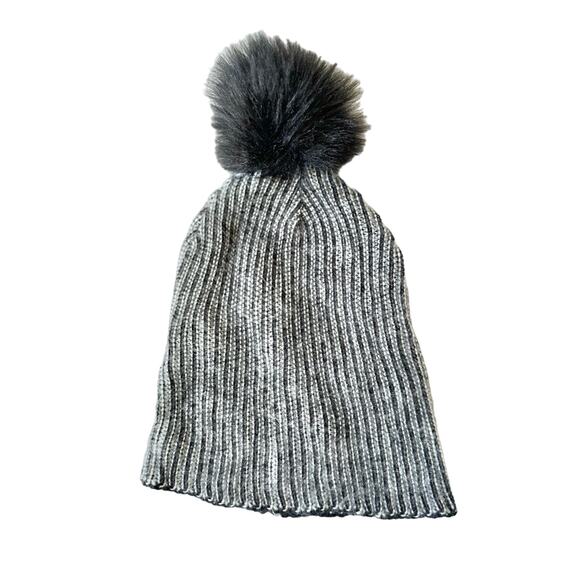 Lane Bryant Cozy Knit Pom Pom Beanie - Picture 1 of 4
